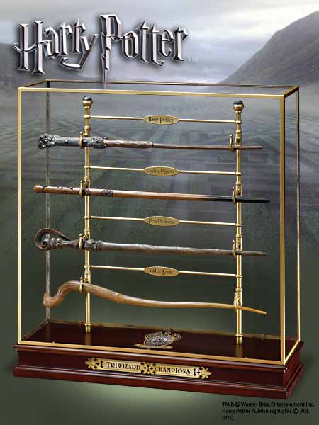 foto Harry Potter and The Goblet of Fire Triwizard Champions Wand Set